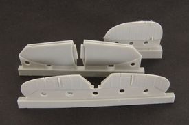 Spitfire MkIX control surfaces - early - for Airfix kit