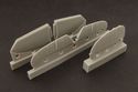 Another image of Spitfire MkIX control surfaces - early - for Airfix kit
