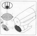 Další obrázek produktu Air intake mesh for Typhoon (Academy)