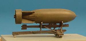 Bomb rack for Spitfire  - british 500lb bomb   