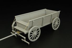 Farm horse drawn wagon